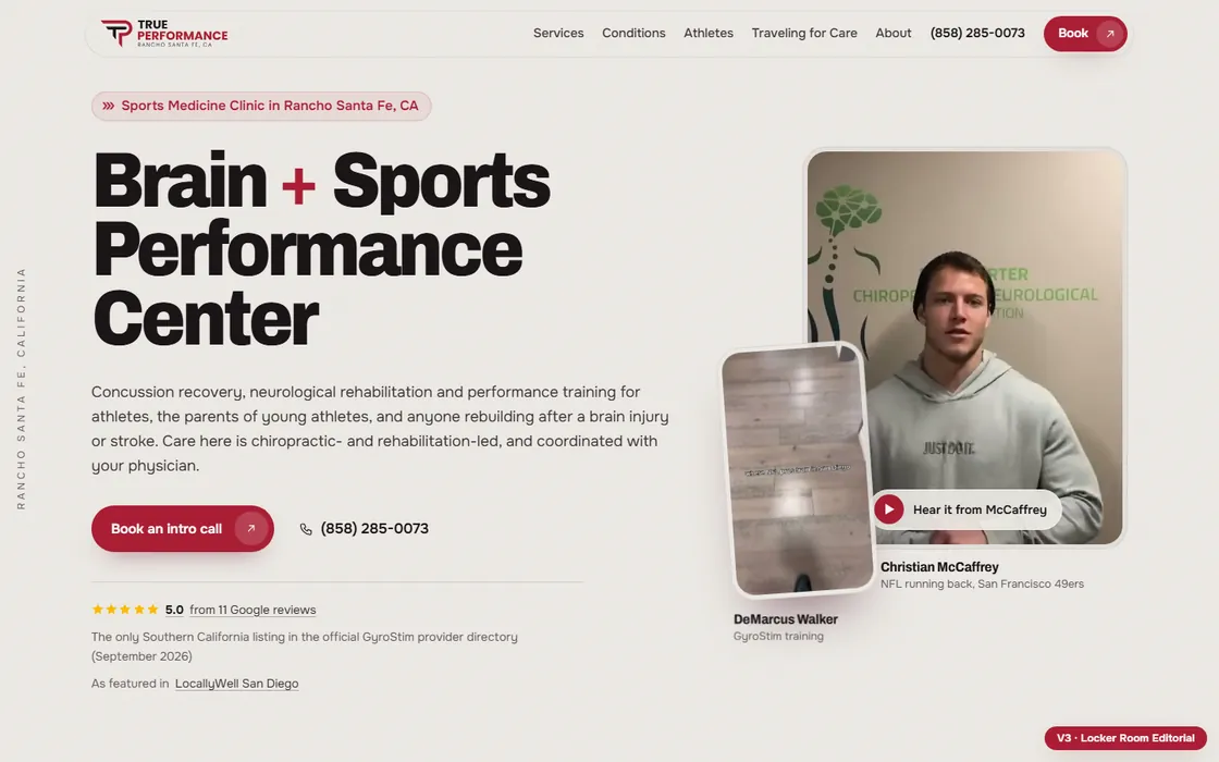 V3 Locker Room Editorial at 1440 px, first screen