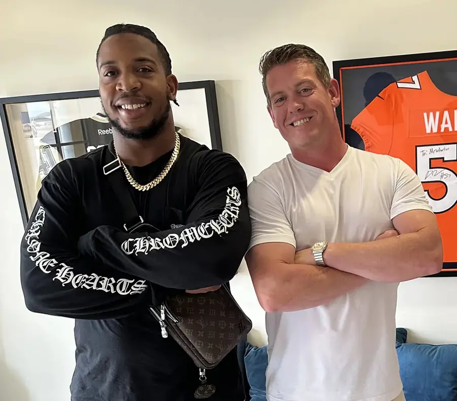 DeMarcus Walker with Dr. Jeff McWhorter, D.C.